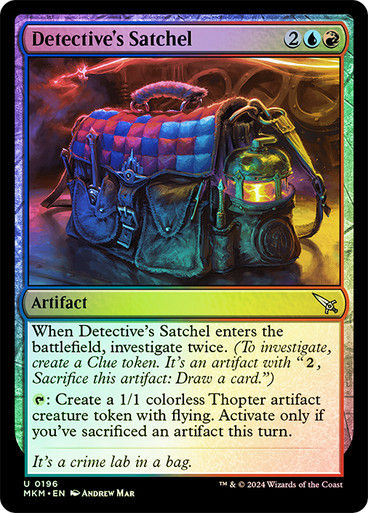 Detective's Satchel (mkm) (196) / Foil