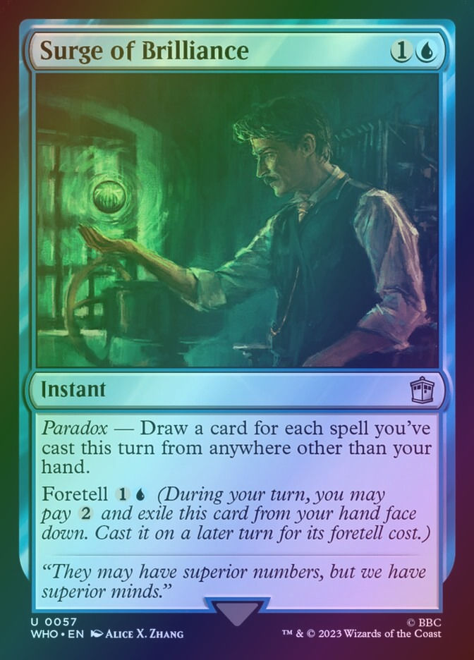 Surge of Brilliance (WHO) (57) / Foil