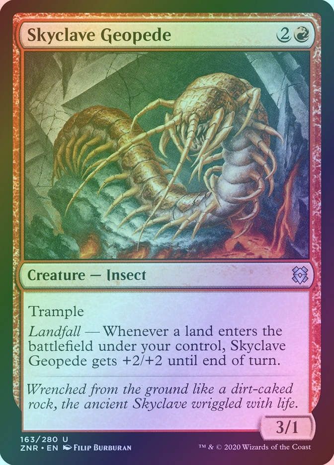 Skyclave Geopede (ZNR) (163) / Foil