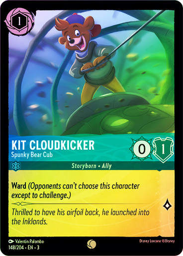 Kit Cloudkicker - Spunky Bear Cub (LOR_ITI) / Foil