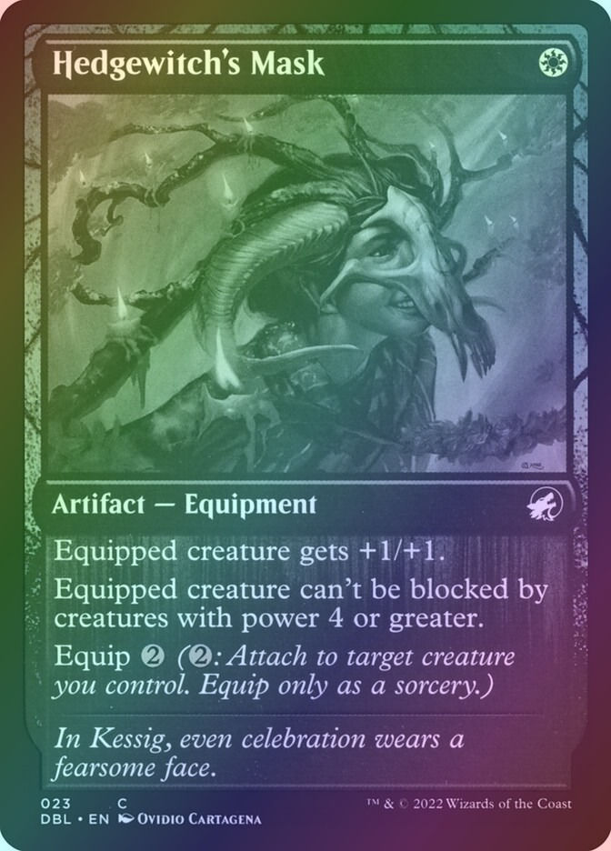 Hedgewitch's Mask (DBL) (23) / Foil