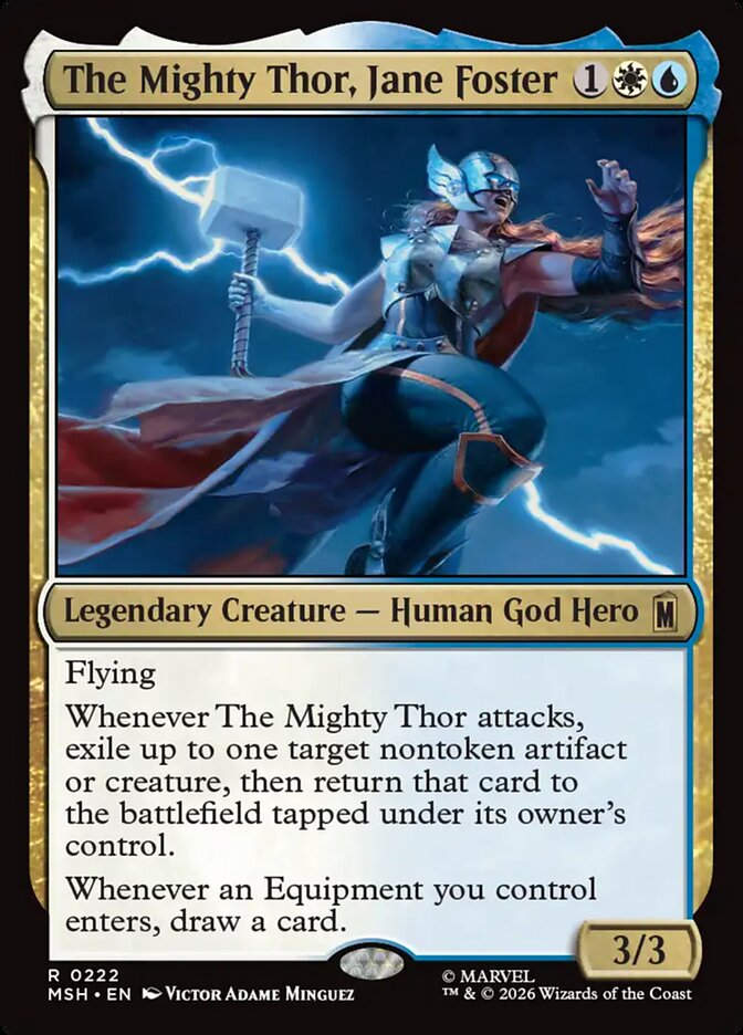 The Mighty Thor, Jane Foster (MSH) (222)