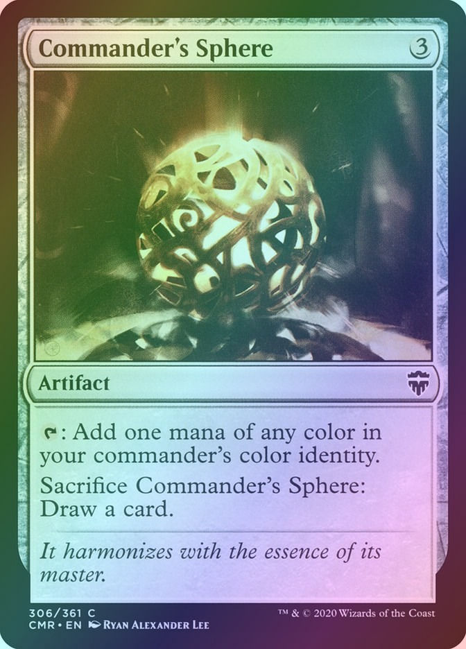 Commander's Sphere (CMR) (306) / Foil