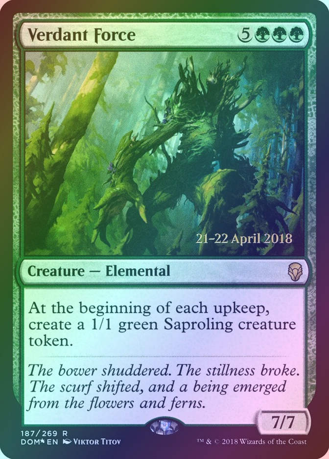 Verdant Force (PDOM) (187s) / Foil