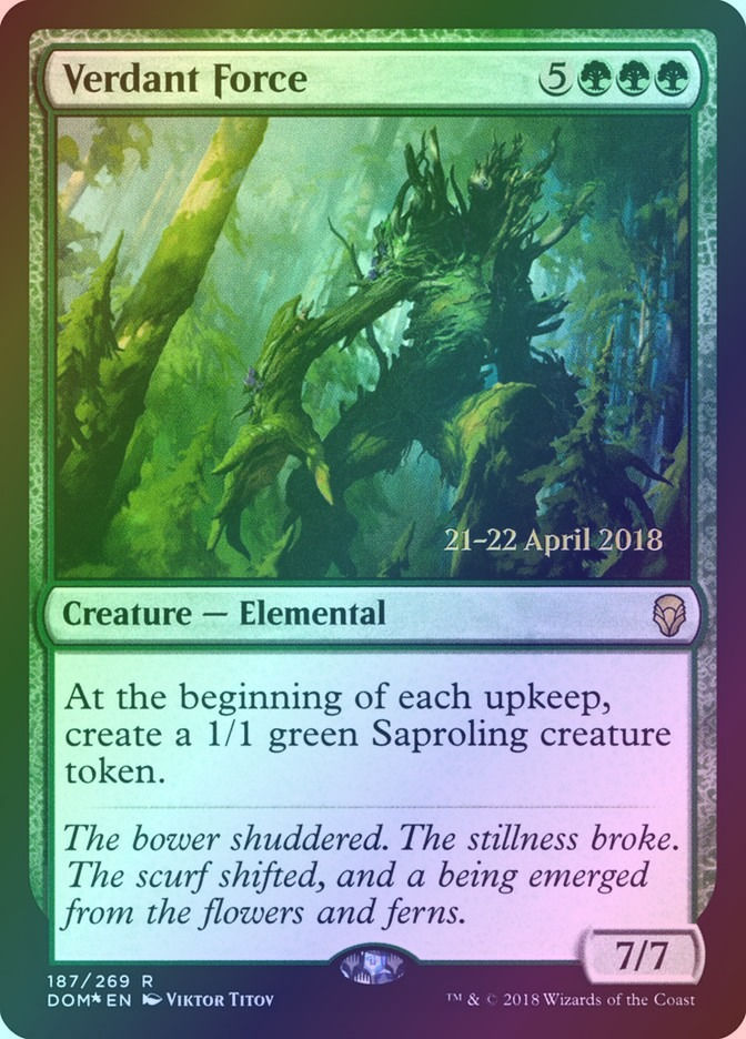 Verdant Force (PDOM) (187s) / Foil