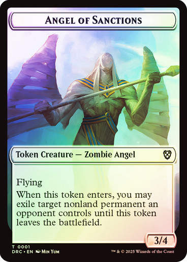 Angel Of Sanctions // Vizier Of Many Faces (TDRC) / Foil
