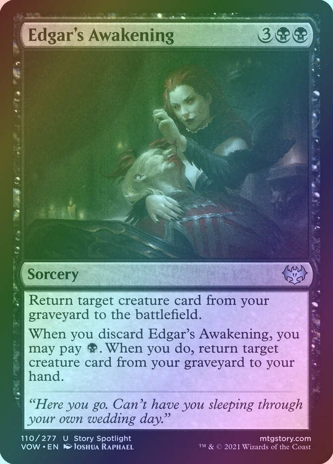 Edgar's Awakening (VOW) (110) / Foil