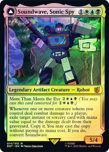 Soundwave, Sonic Spy // Soundwave, Superior Captain (BOT) (14) / Foil