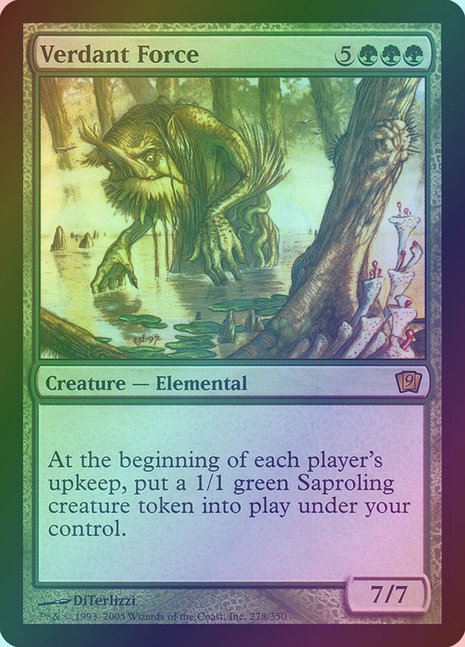 Verdant Force (9ED) (278★) / Foil