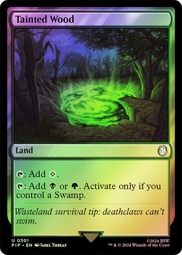 Tainted Wood (pip) (301) / Foil