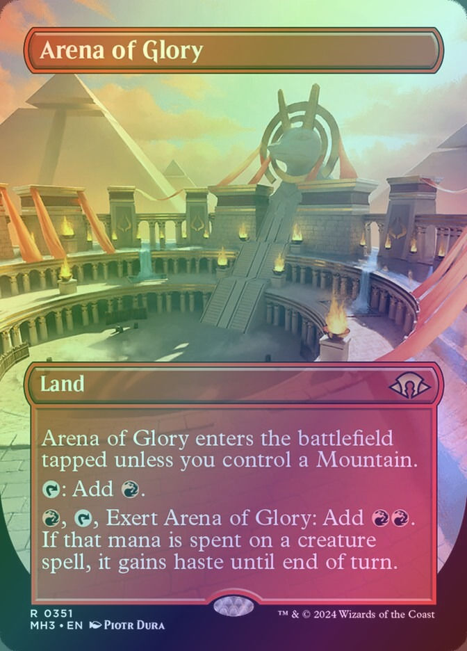 Arena of Glory (MH3) (351) / Borderless / Foil
