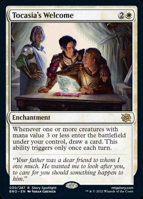 Tocasia's Welcome (BRO)