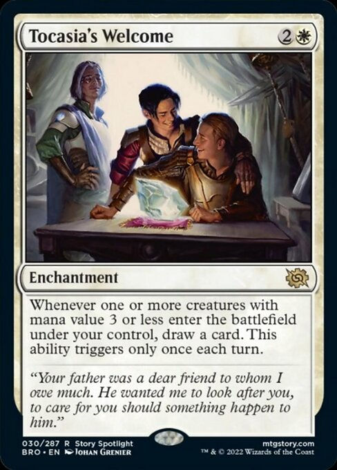 Tocasia's Welcome (BRO)