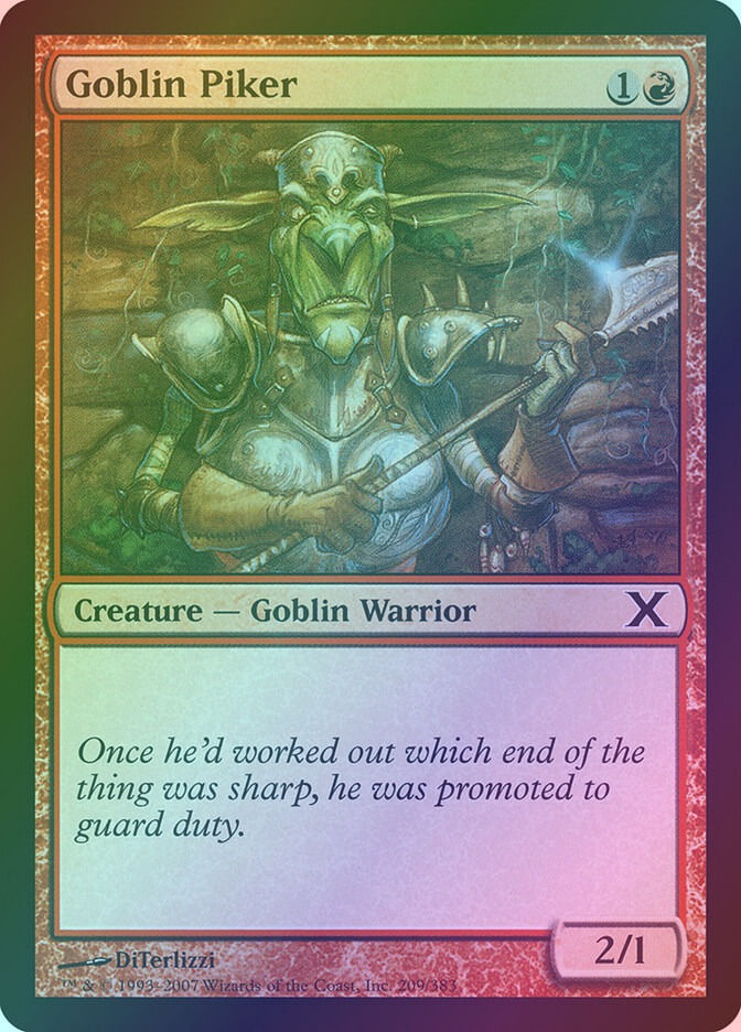 Goblin Piker (10E) (209) / Foil