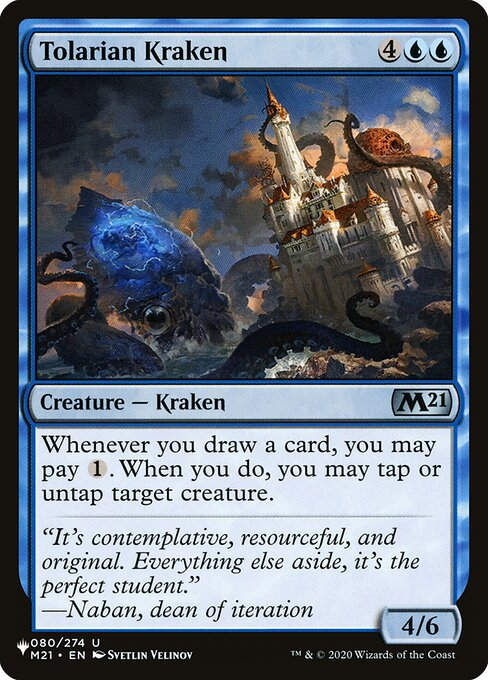 Tolarian Kraken (PLST) (M21-80)