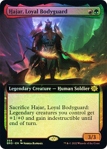 Hajar, Loyal Bodyguard (BRO) / Extended Art Foil