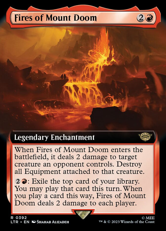 Fires of Mount Doom (LTR) (392) / Extended Art