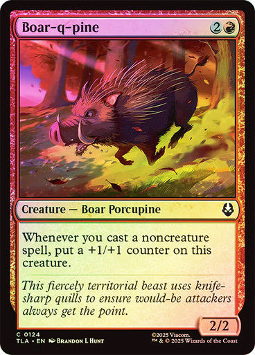 Boar-q-pine (TLA) (124) / Foil