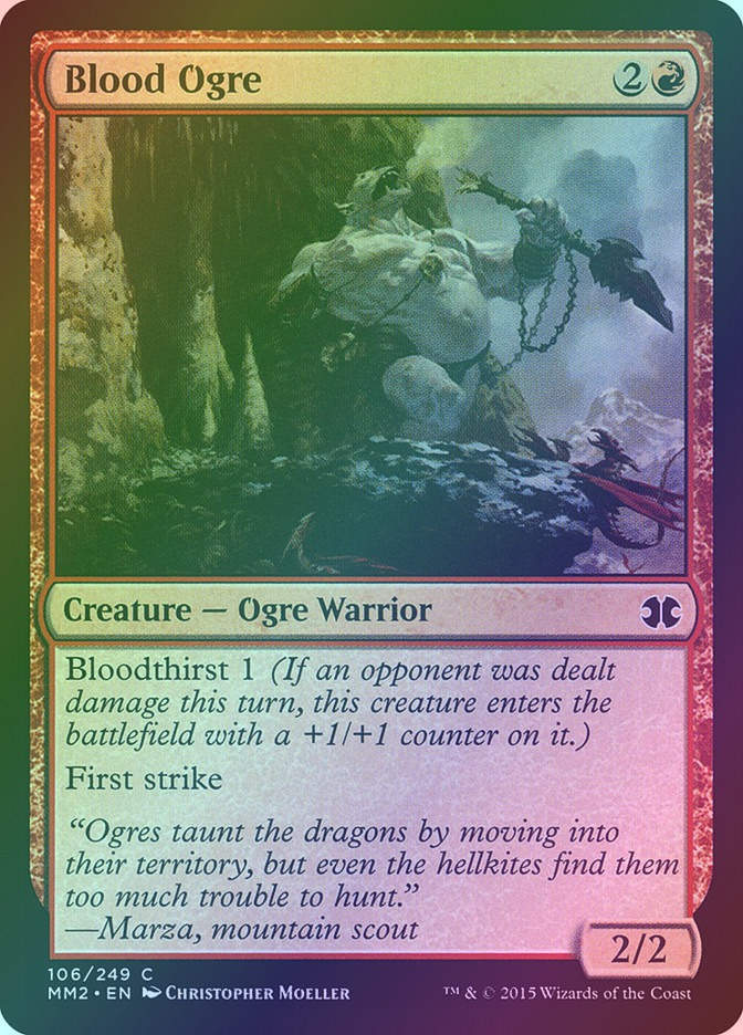 Blood Ogre (MM2) (106) / Foil