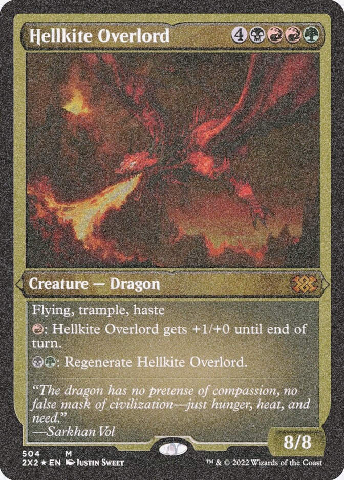 Hellkite Overlord (2X2) (504) / Foil Etched