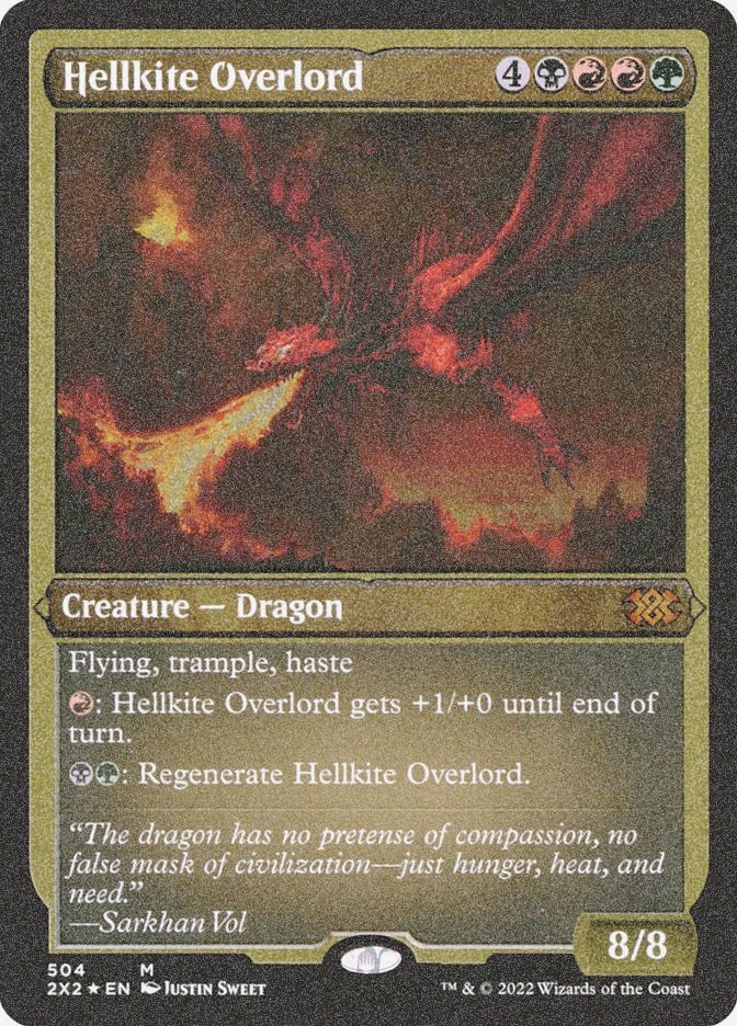 Hellkite Overlord (2X2) (504) / Foil Etched
