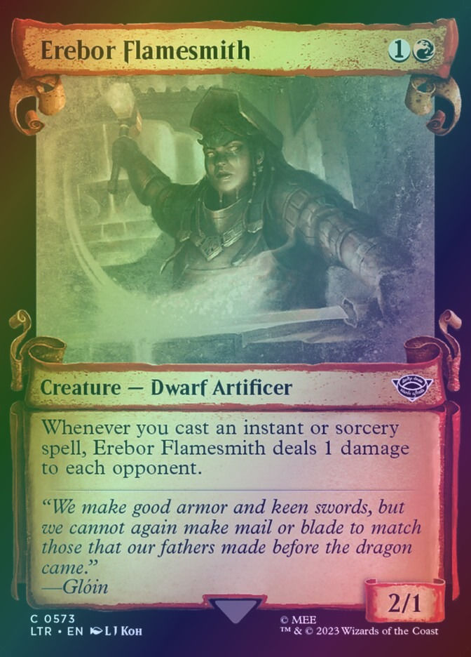 Erebor Flamesmith (LTR) (573) / Showcase / Foil