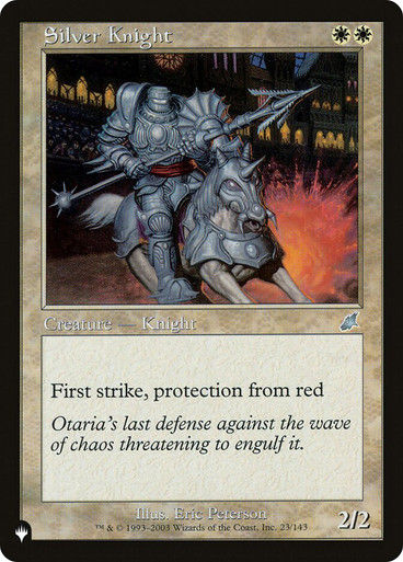 Silver Knight (PLST) (SCG-23)