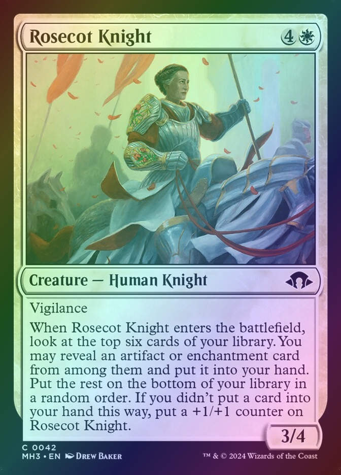 Rosecot Knight (MH3) (42) / Foil