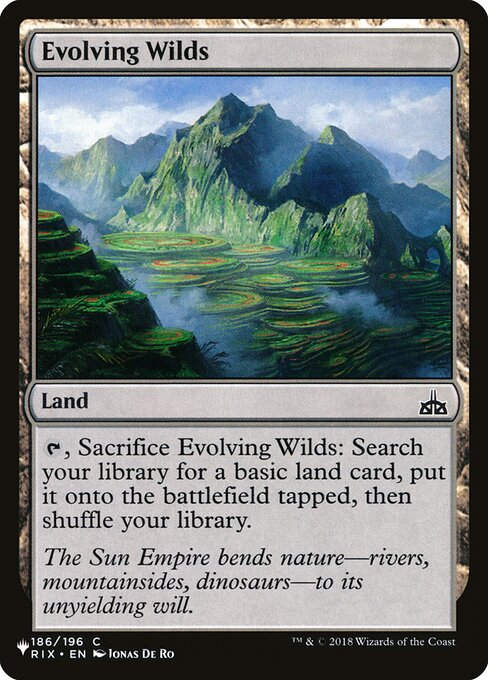 Evolving Wilds (PLST) (RIX-186)