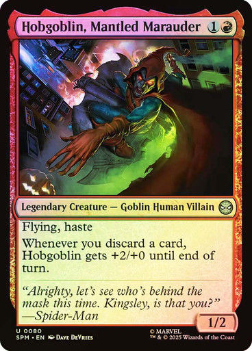 Hobgoblin, Mantled Marauder (SPM) (80) / Foil