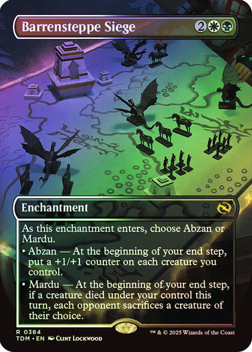 Barrensteppe Siege (TDM) (384) / Foil / Borderless