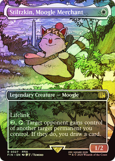 Stiltzkin, Moogle Merchant (FIN) (327) / Borderless / Foil