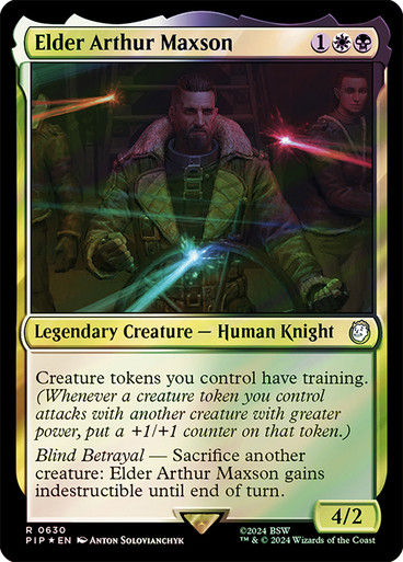 Elder Arthur Maxson (pip) (630) / Surge Foil