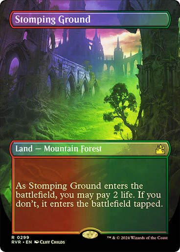 Stomping Ground (rvr) (299) / Borderless / Foil