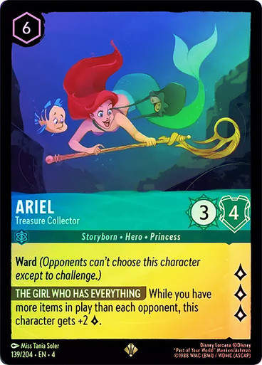Ariel - Treasure Collector (LOR_URS) / Foil