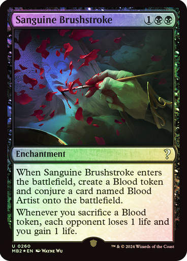 Sanguine Brushstroke (MB2) (260) / Foil