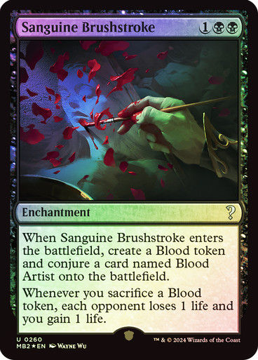 Sanguine Brushstroke (MB2) (260) / Foil