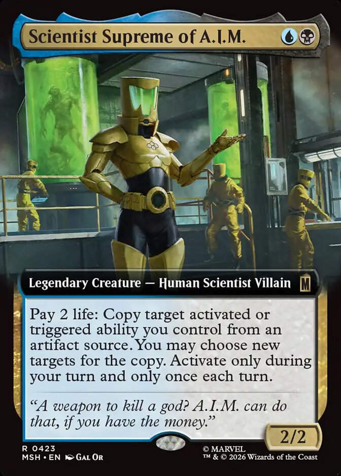 Scientist Supreme of A.I.M. (MSH) (423) / Extended Art