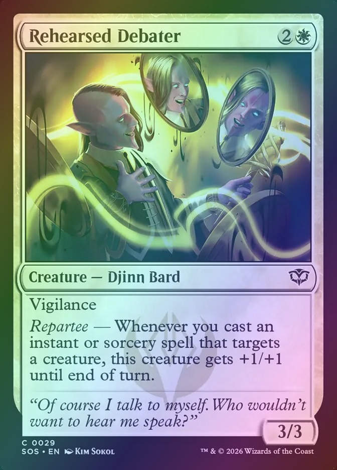 Rehearsed Debater (SOS) (29) / Foil