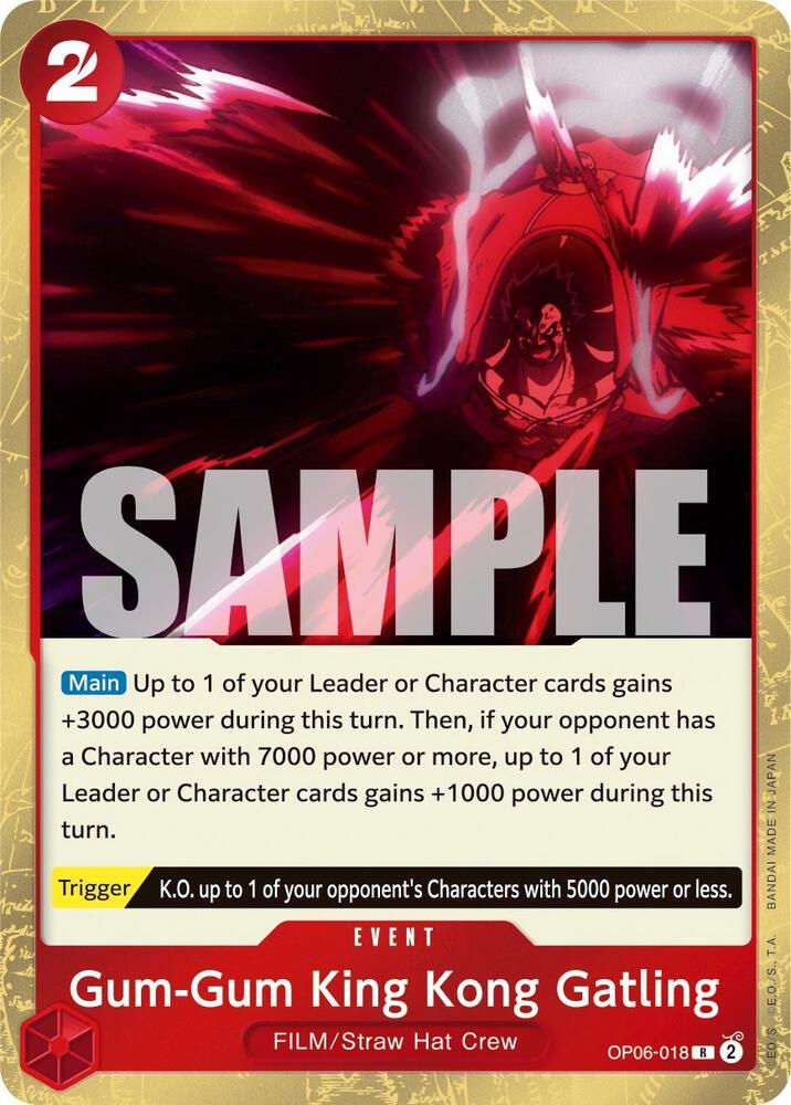 Gum-Gum King Kong Gatling (OP06-018)