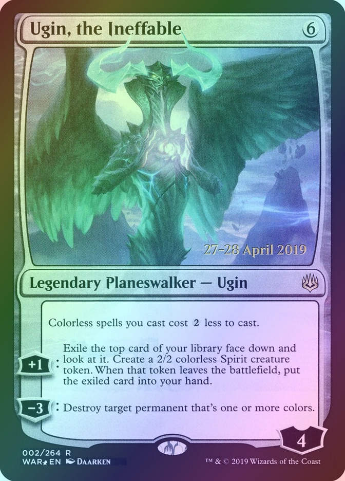 Ugin, the Ineffable (PWAR) (2s) / Foil