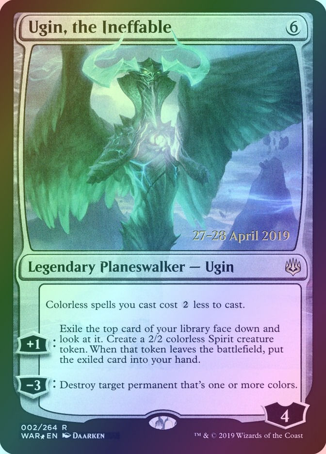 Ugin, the Ineffable (PWAR) (2s) / Foil