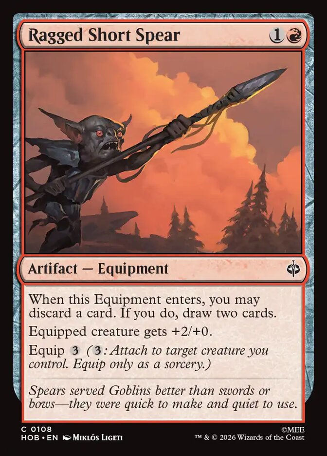 Ragged Short Spear (HOB) (108)