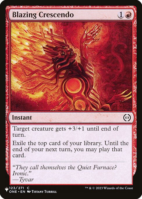 Blazing Crescendo (PLST) (ONE-123)