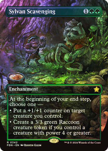 Sylvan Scavenging (FDN) (342) / Foil / Borderless