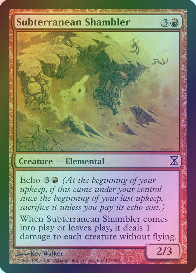 Subterranean Shambler (TSP) (178) / Foil