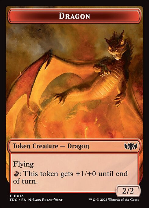 Dragon (TTDC) (13) // Dragon Egg (TTDC) (12) — cara 1 de 2