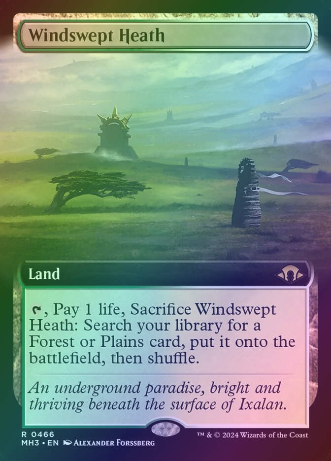 Windswept Heath (MH3) (466) / Extended Art / Foil