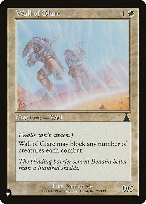 Wall of Glare (PLST) (UDS-25)