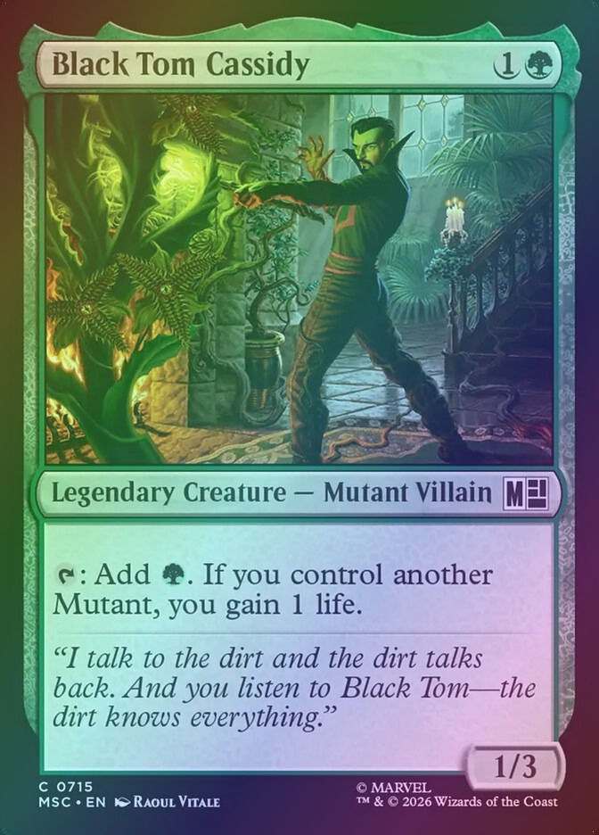 Black Tom Cassidy (MSC) (715) / Foil